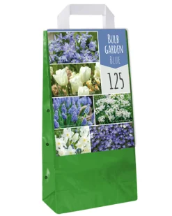 1 tas met 125 bollen bulb garden blue