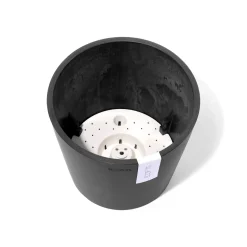 Amsterdam 20cm donkergrijs met waterreservoir