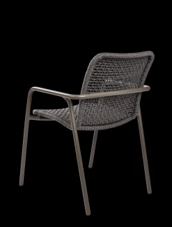 Armstoel Aruba quartz grijs