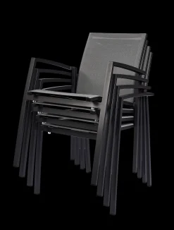 Armstoel Grant zilver grijs/charcoal