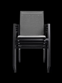 Armstoel Grant zilver grijs/charcoal