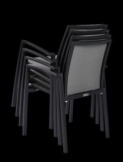 Armstoel Grant zilver grijs/charcoal