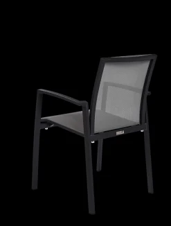 Armstoel Grant zilver grijs/charcoal