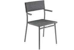 Armstoel Oron Duo Obsidian Titane