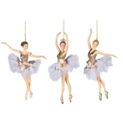 Ballerina ornament met tule en parels