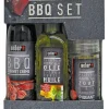 Bbq set trio (olie, crème & zout)