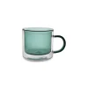 Beker 27cl dubbelw groen set/2