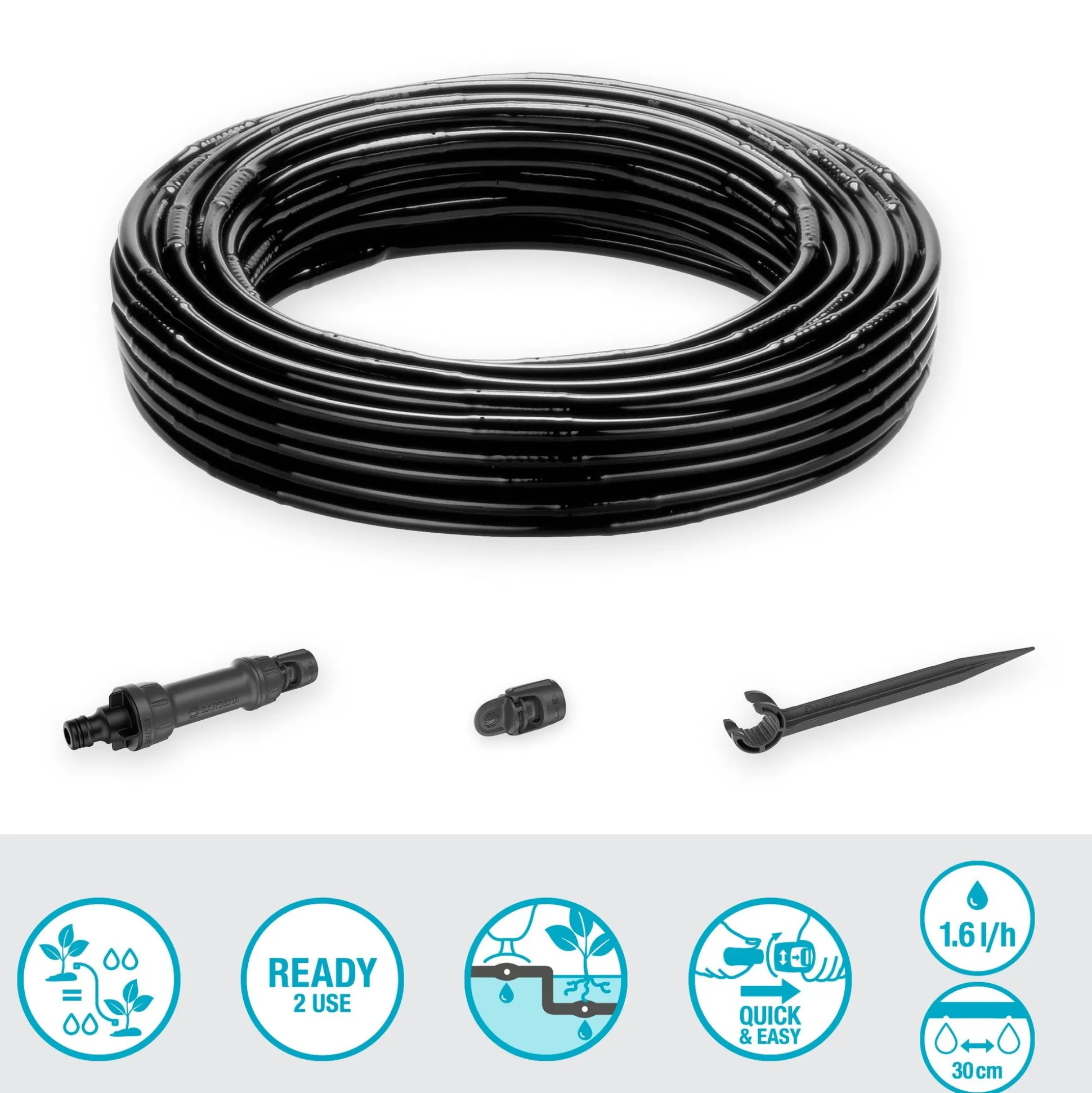 Bewatering heggen of struiken set 25m