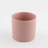 BLOEMPOT CILINDER BASIC MINI Ø 10CM MAT ROZE