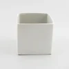 BLOEMPOT VIERKANT BASIC MINI Ø 7CM MAT WIT