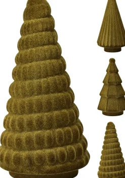 Boom in glas met licht groen