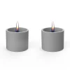 Breeze 8 keramiek - set van 2 kaarsen