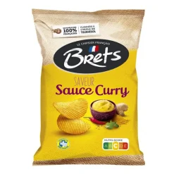 Brets chips met curry smaak