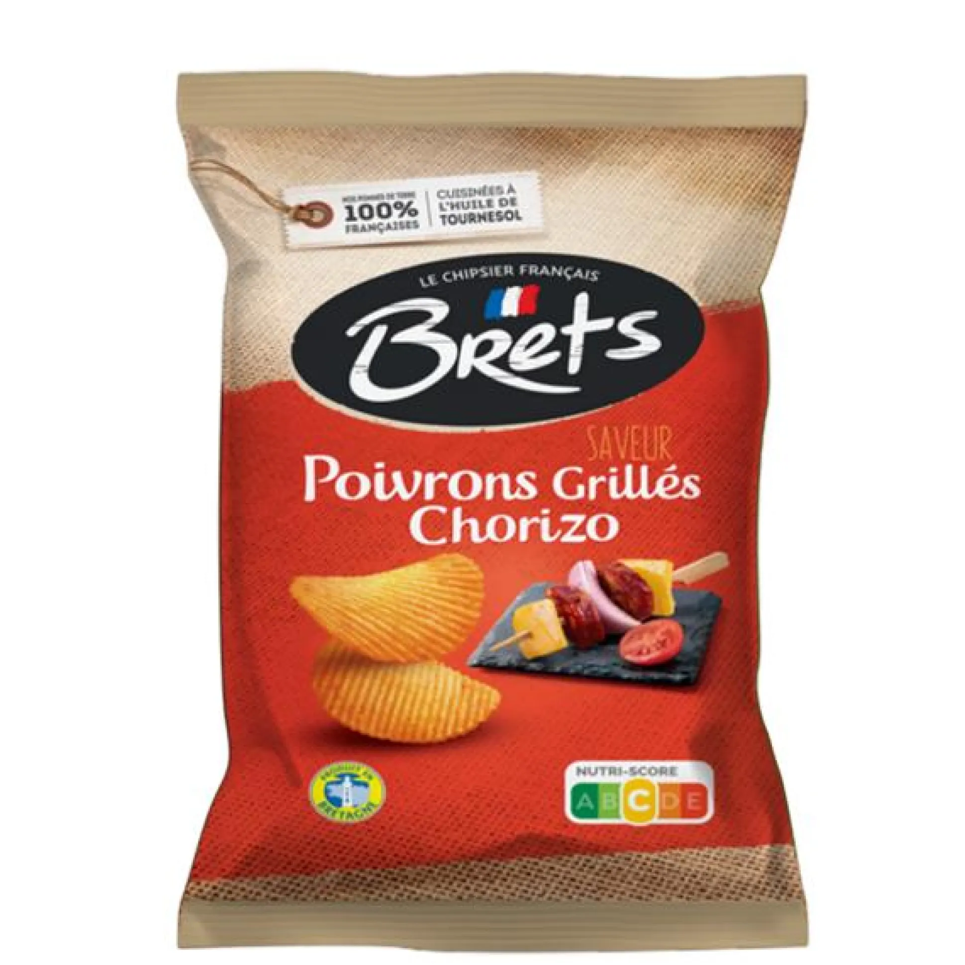 Brets chips met gegrilde chorizo pepersmaak