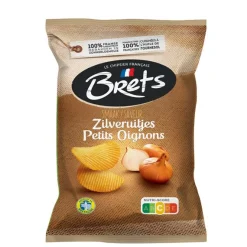 Brets chips met zilveruitjes smaak