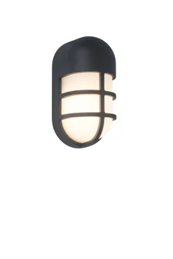 Bullo wand / plafondlamp donkergrijs led 14.5w