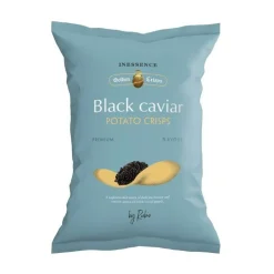 Chips black caviar