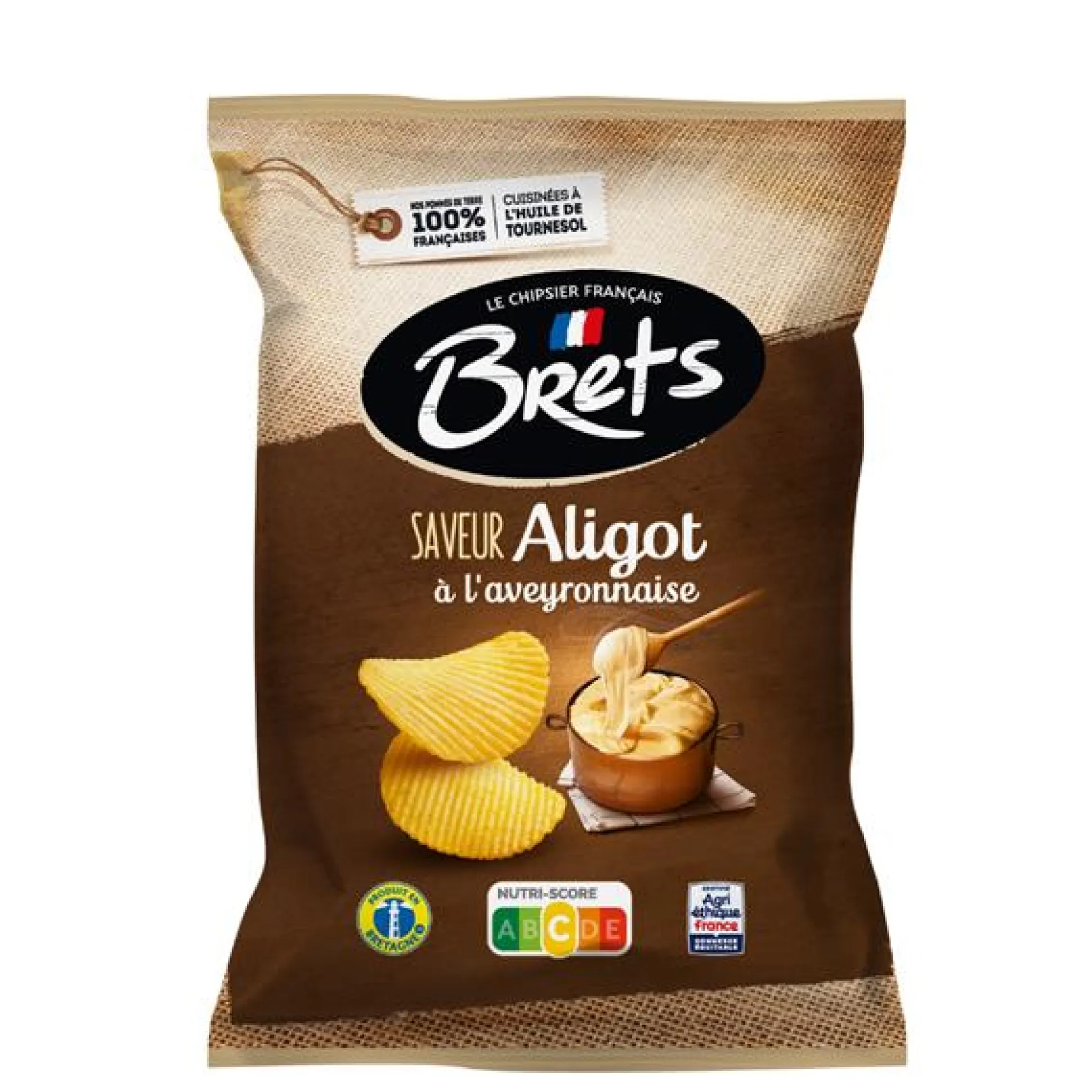Chips met aligot aveyronnaise smaak