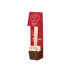 Choc-o-lait stick spoon + nougat