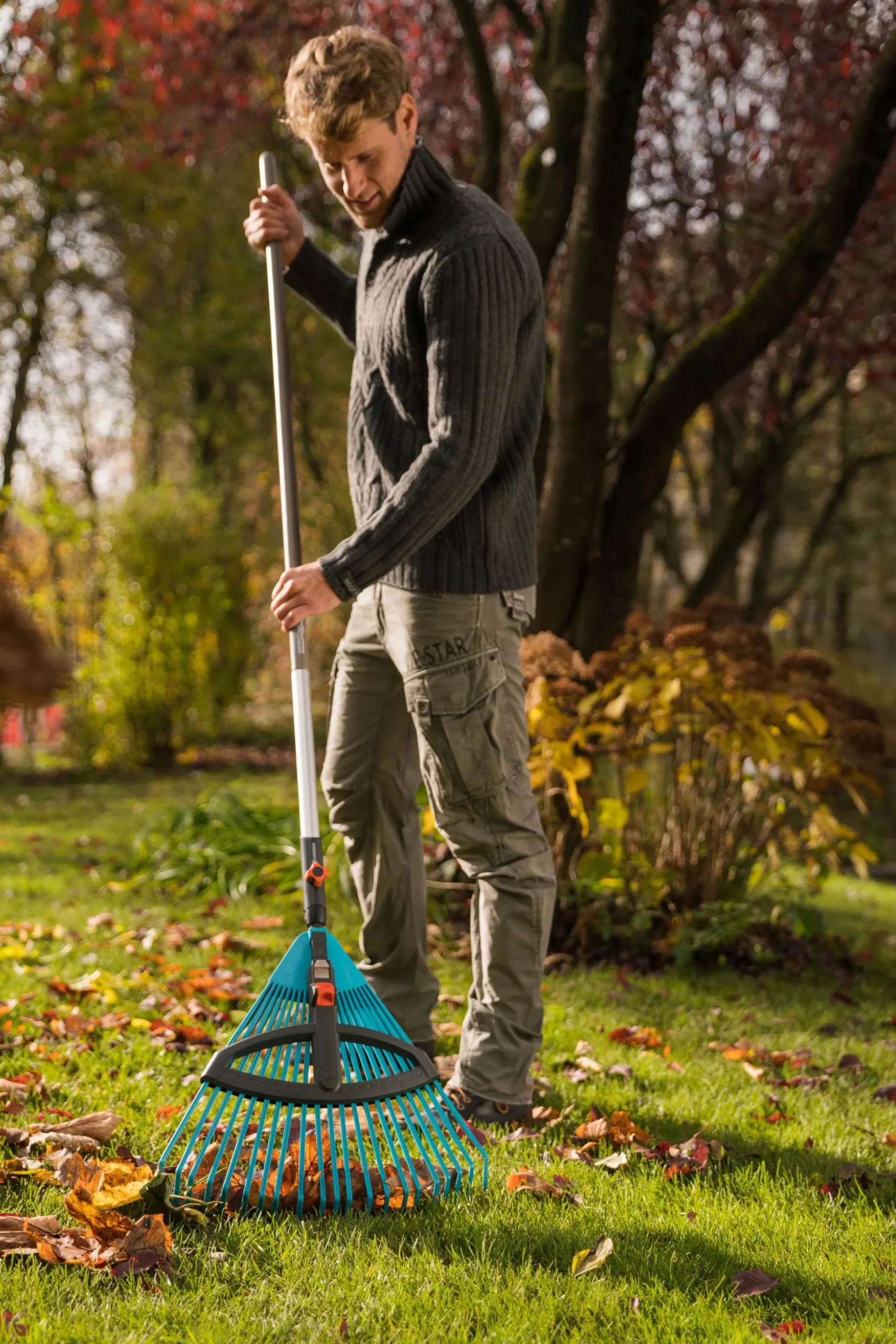 Combisystem verstelbare bladhark met steel