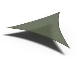 Coolfit schaduwdoek driehoek, 500x500x500cm, olijf