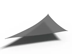 Coolfit schaduwdoek driehoek 90°, 710x500x500cm, antraciet