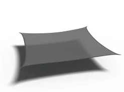 Coolfit schaduwdoek vierkant, 360x360cm, antraciet