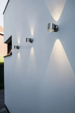 Crystal ronde wandlamp roestvrij staal led 10w