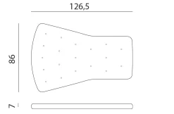 Cuscino Folio Comfort Rosa Sunbrella