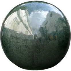 Decoratieve bol geglazuurd jade