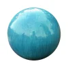 Decoratieve bol geglazuurd oceaanblauw