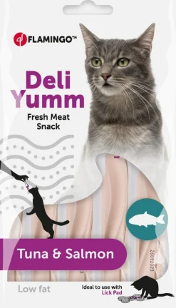 Deli yumm fresh meat snack tuna+ salmon 70gr
