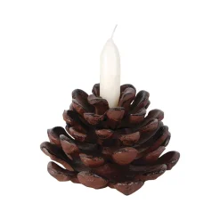 Dennenappel kandelaar