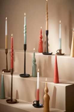 Dip-dye dinerkaars 2 stuks - h30xd2,2cm