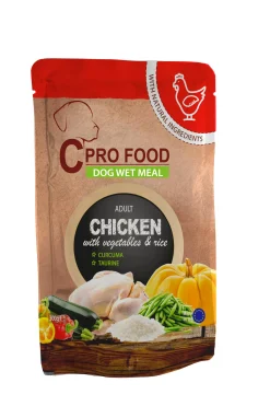 Dog fresh meal adult chicken