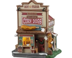 Doggie on a stick corn dogs