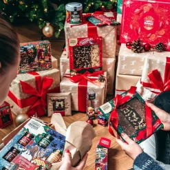 Doos 3 tabletten kerstmis chocolades