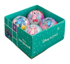 Doos met 4 kerstballen stitch
