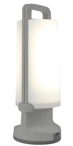 Dragonfly solar tafellamp zilver grijs led 1.2w