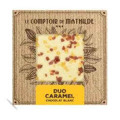 Duo caramel witte chocoladereep