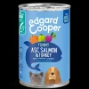 Edgard & cooper, blik voor adult honden met zalm en kalkoen, 400g