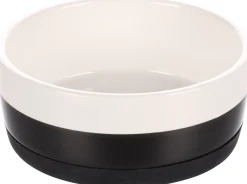 Eet- en drinkpot duke rond zwart & wit