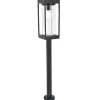 Flair solar bollard zwart e27 2.4ww