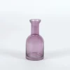 Flesvormige glazen vaas botelo purple