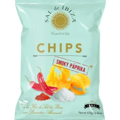 Fleur de sel chips smoky paprika 125g