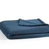 FLOCON THROW 130x180 Fjord (dark blue) Polaire