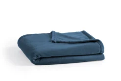 FLOCON THROW 130x180 Fjord (dark blue) Polaire