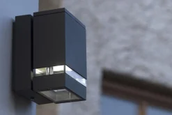 Focus wandlamp led donkergrijs