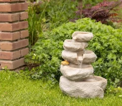 Fontein rotsen licht