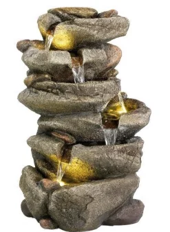 Fontein rotsen waterval